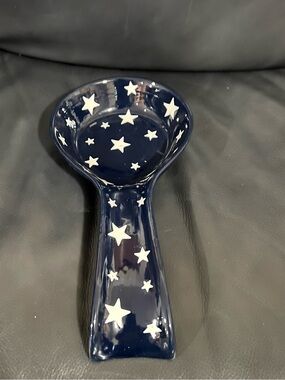 Patriotic Spoon Rest - Patriotic Stars Spoon Rest
